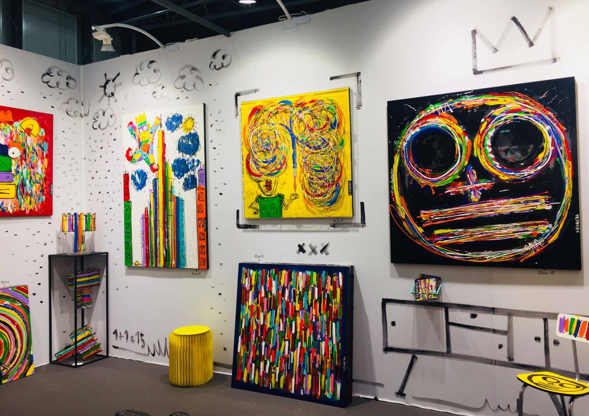 巴黎當代藝術博覽會，art3f，藝術展會現場